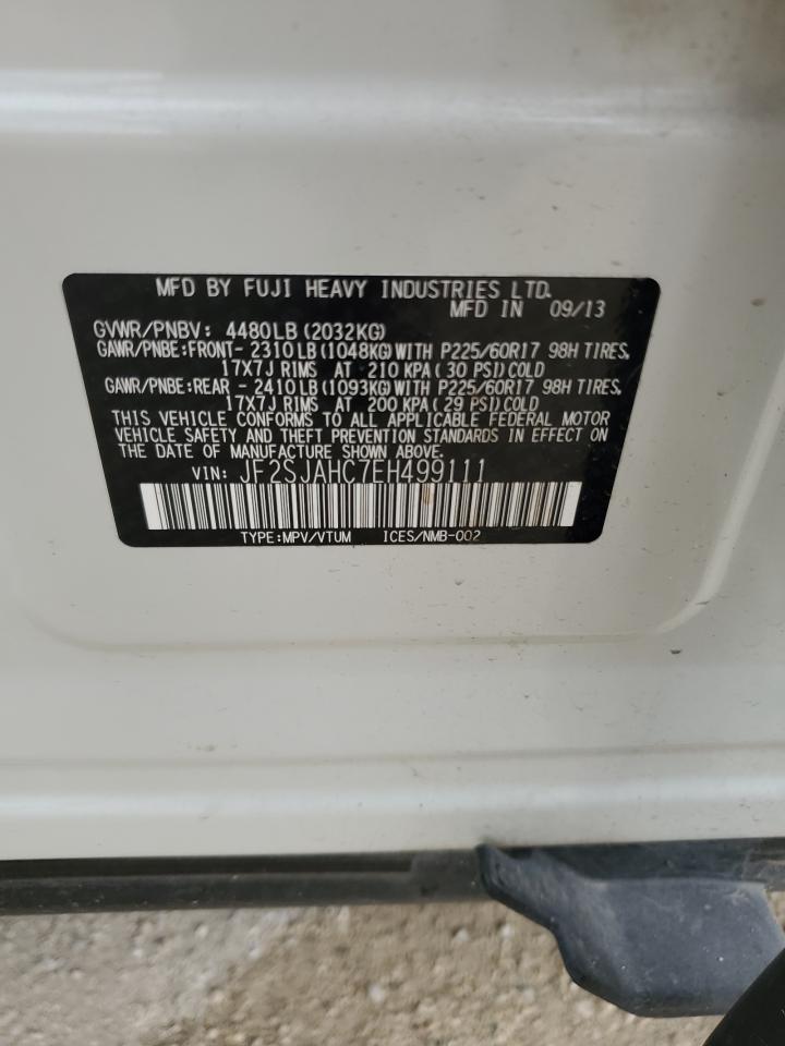 JF2SJAHC7EH499111 2014 Subaru Forester 2.5I Limited