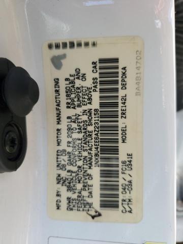 2010 Toyota Corolla Base VIN: 1NXBU4EE6AZ231158 Lot: 59990964