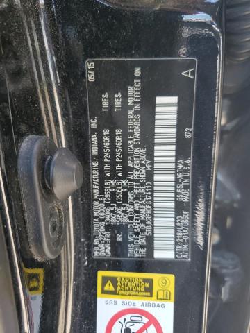 2015 Toyota Highlander Xle VIN: 5TDJKRFH0FS174110 Lot: 59967224