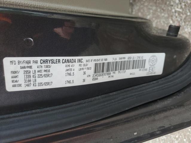 2014 Dodge Grand Caravan Se VIN: 2C4RDGBG9ER378880 Lot: 57249464