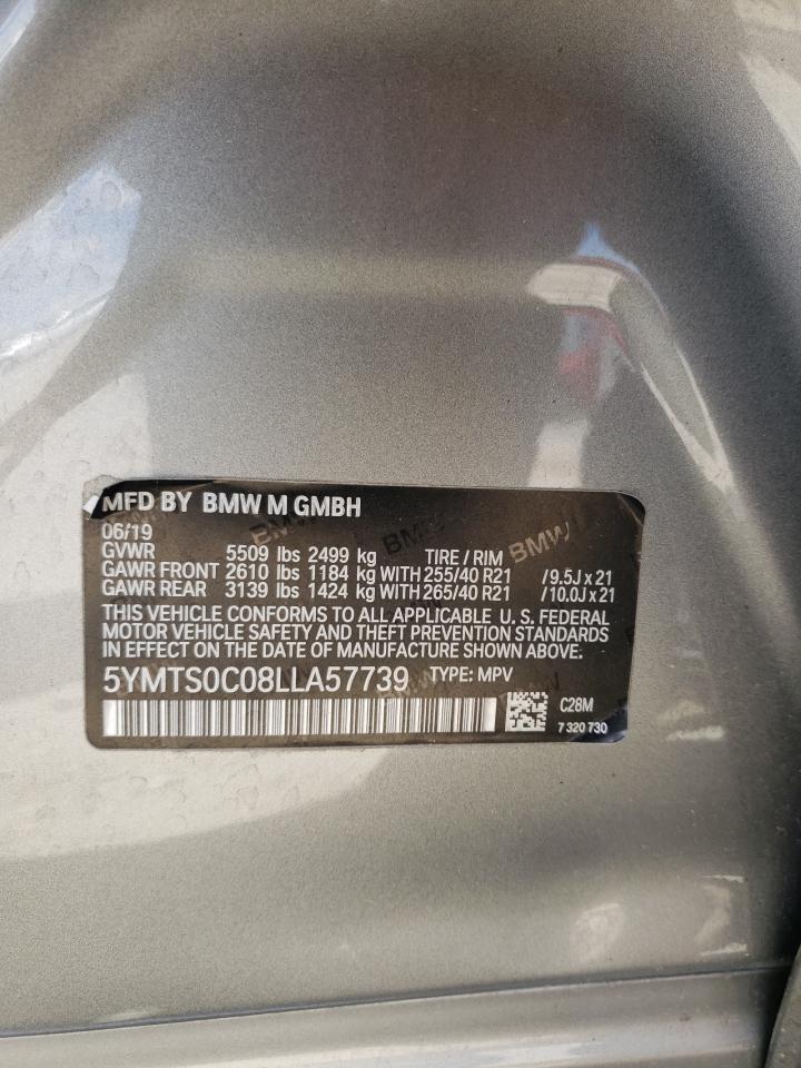 5YMTS0C08LLA57739 2020 BMW X3 M Competition