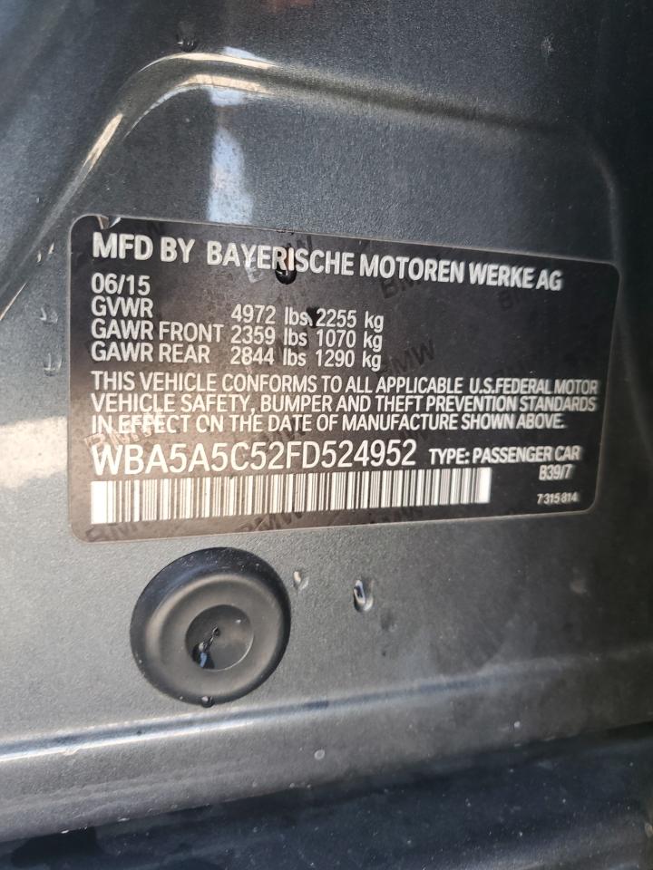 WBA5A5C52FD524952 2015 BMW 528 I