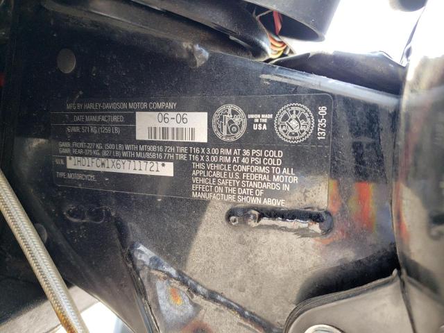 2006 HARLEY-DAVIDSON FLHTCUI 1HD1FCW1X6Y711721