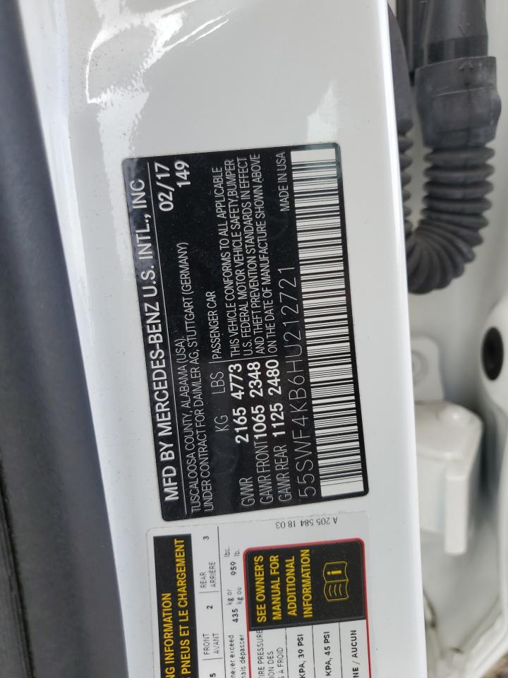 55SWF4KB6HU212721 2017 Mercedes-Benz C 300 4Matic