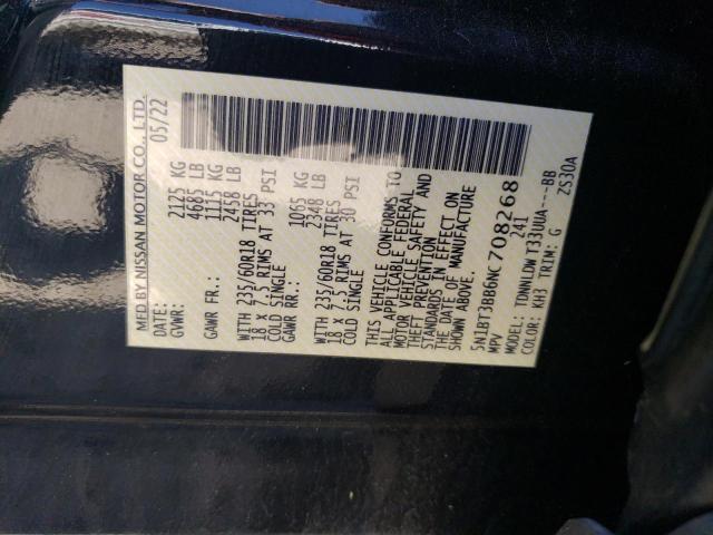 2022 Nissan Rogue Sv VIN: 5N1BT3BB6NC708268 Lot: 58556164