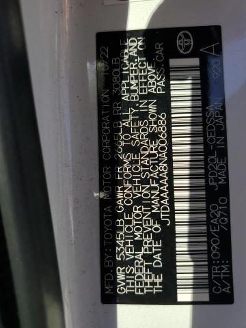 2022 TOYOTA MIRAI LE JTDAAAAA8NA006886