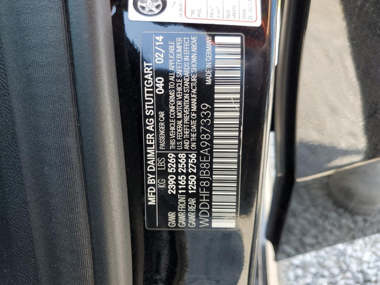 WDDHF8JB8EA987339 2014 Mercedes-Benz E 350 4Matic