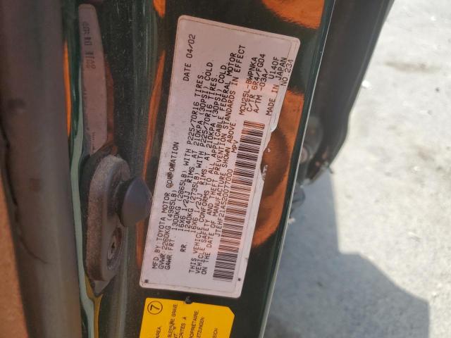 2002 Toyota Highlander Limited VIN: JTEHF21A520077000 Lot: 60605274