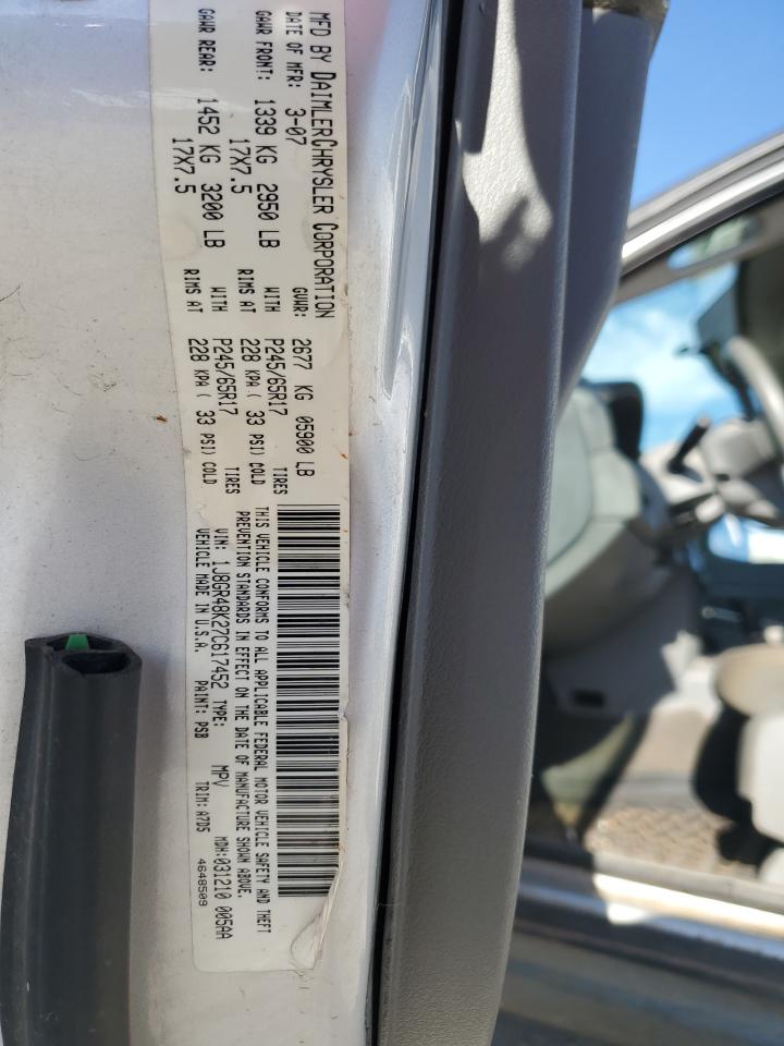 1J8GR48K27C617452 2007 Jeep Grand Cherokee Laredo