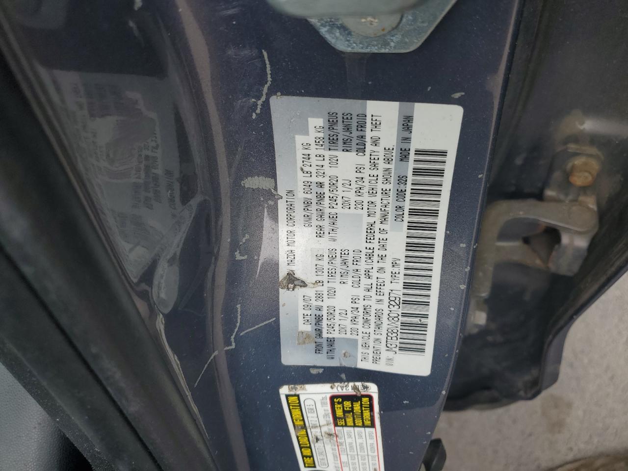 JM3TB38VX80132971 2008 Mazda Cx-9