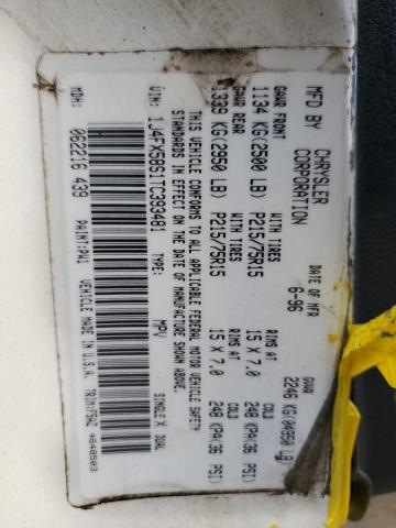 1996 Jeep Grand Cherokee Laredo VIN: 1J4FX58S1TC393481 Lot: 60287394