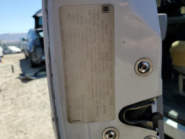 1994 Chevrolet Gmt-400 C1500 VIN: 1GCDC14Z0RZ173887 Lot: 59353084