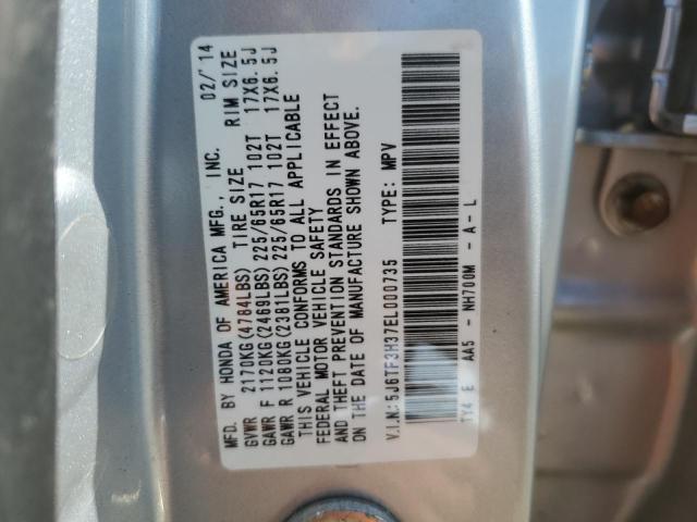 2014 Honda Crosstour Ex VIN: 5J6TF3H37EL000735 Lot: 58694504