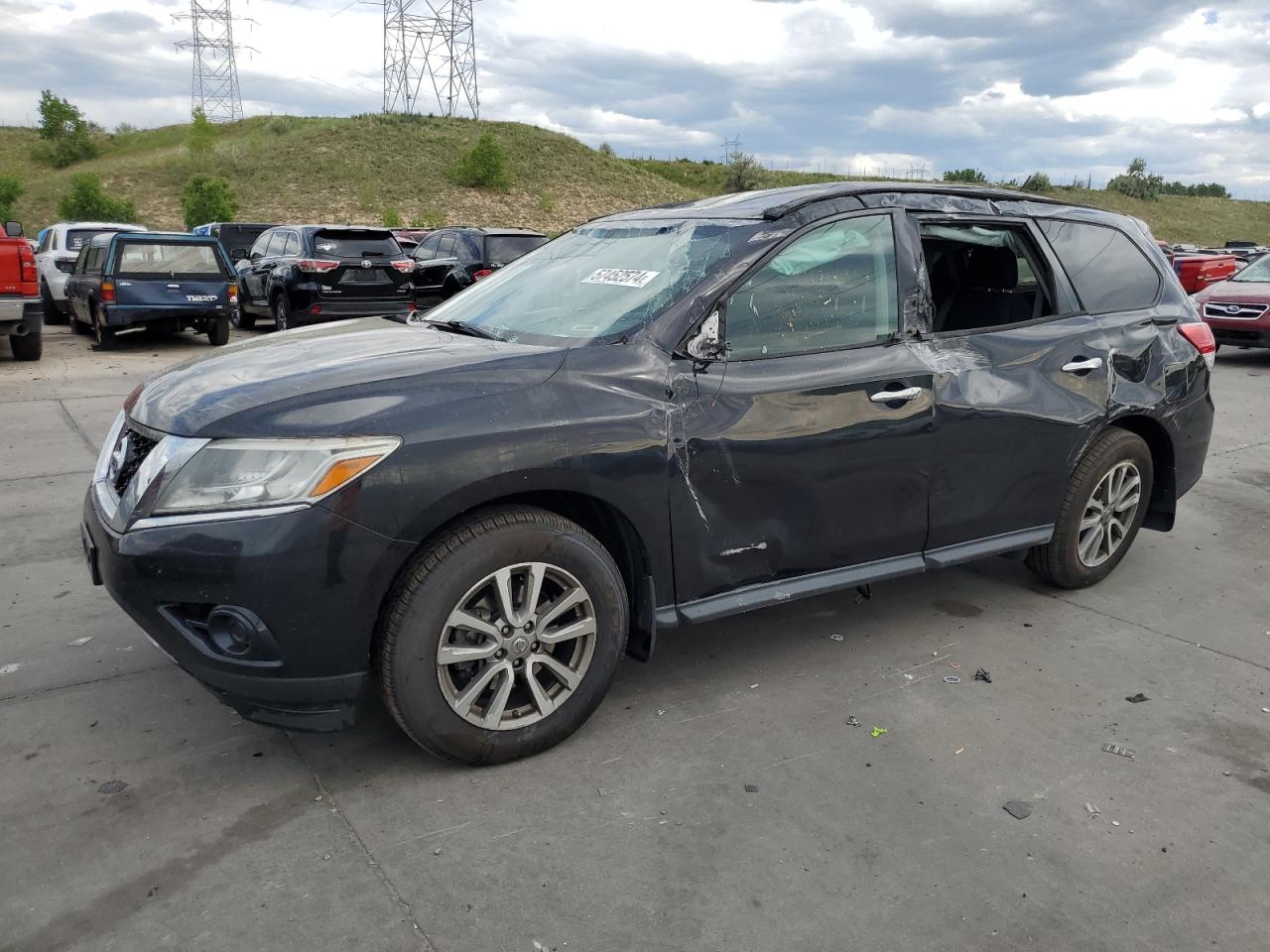 2015 Nissan Pathfinder S vin: 5N1AR2MMXFC611580