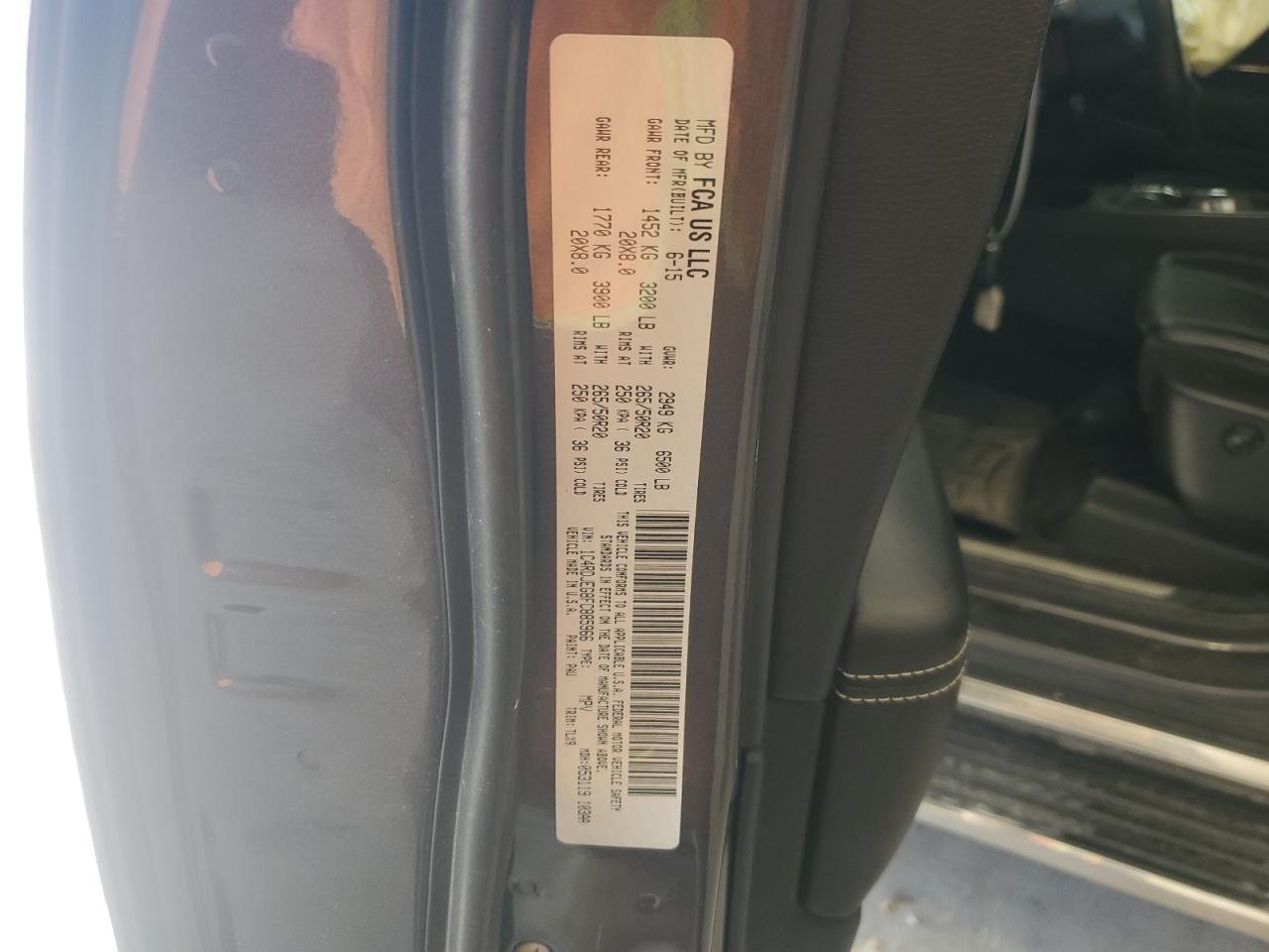 1C4RDJEG8FC885966 2015 Dodge Durango Citadel