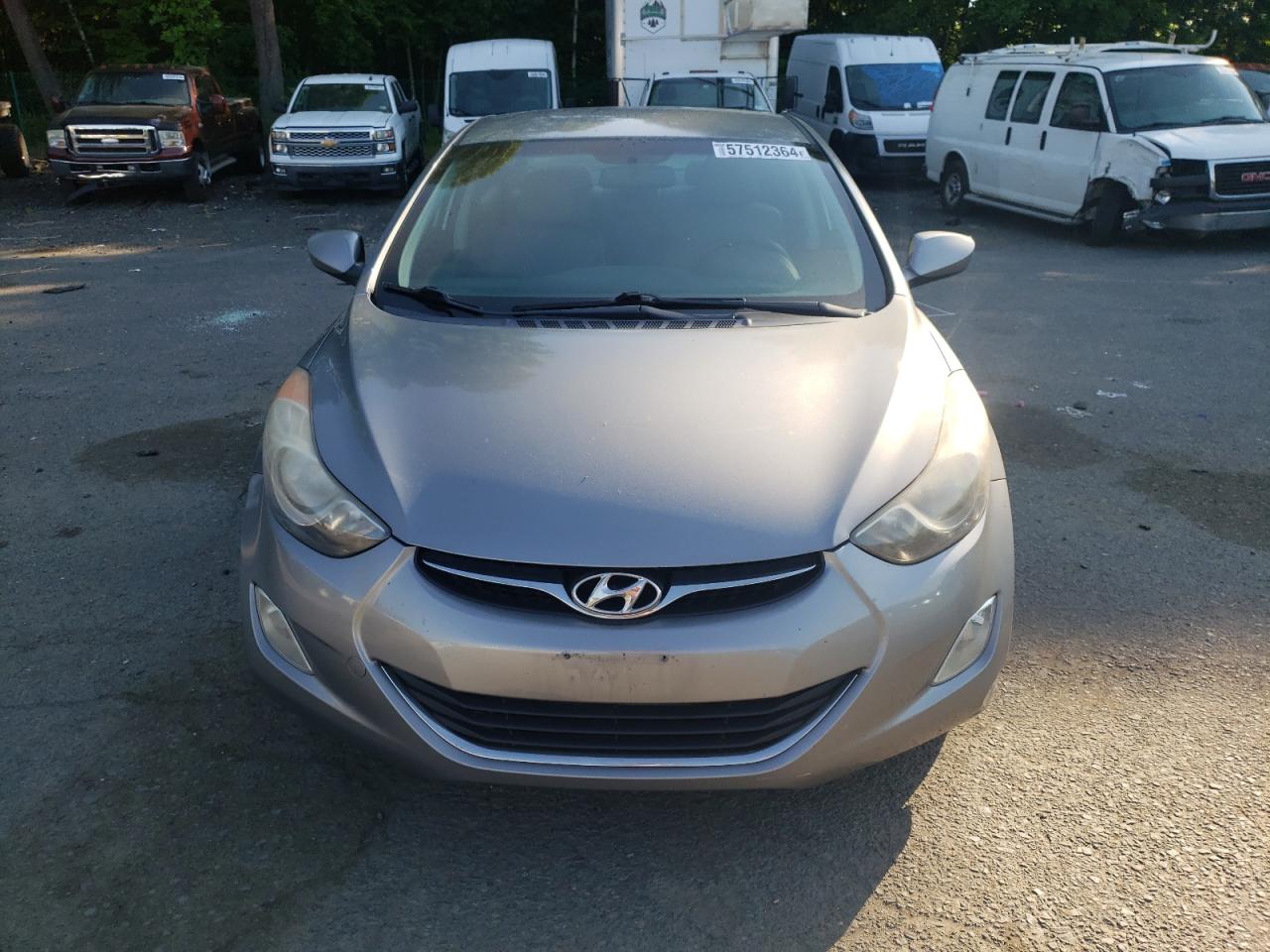 KMHDH4AE1CU191609 2012 Hyundai Elantra Gls