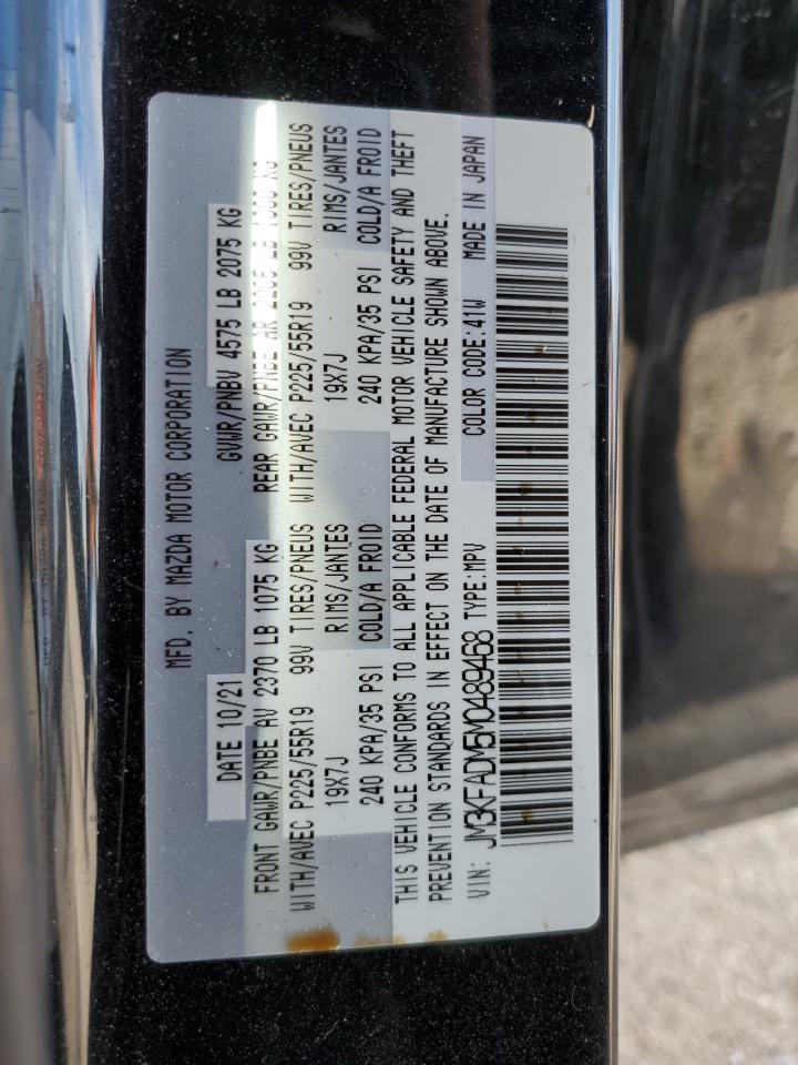 JM3KFADM5M0489468 2021 Mazda Cx-5 Grand Touring