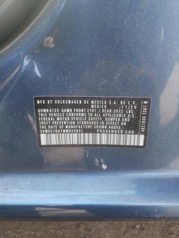 2021 Volkswagen Jetta Sel VIN: 3VWE57BU7MM024831 Lot: 58704274