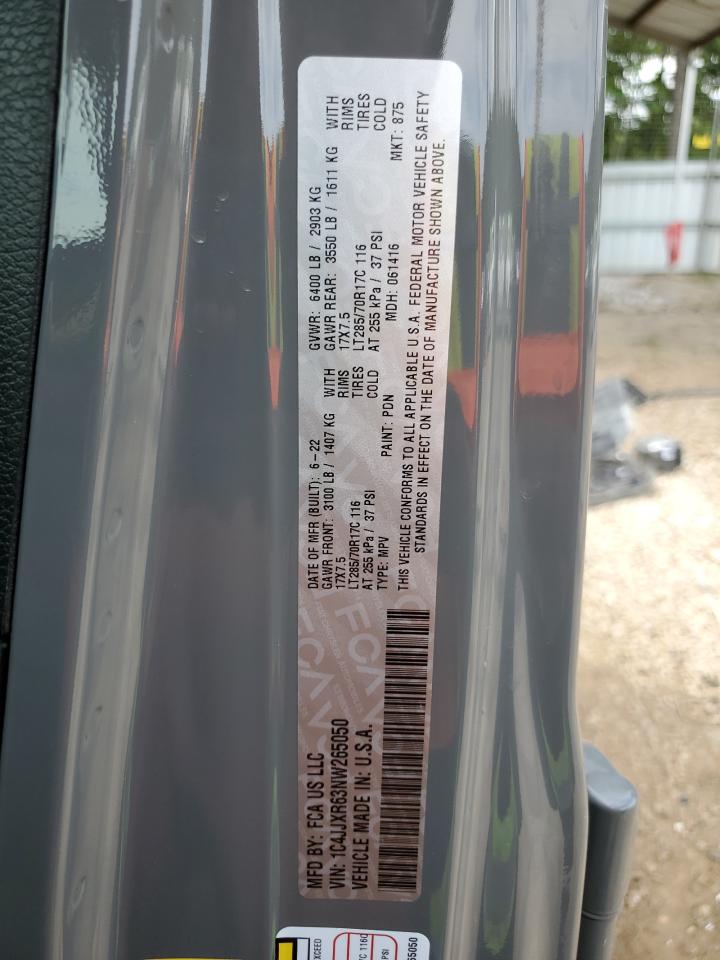 1C4JJXR63NW265050 2022 Jeep Wrangler Unlimited Rubicon 4Xe