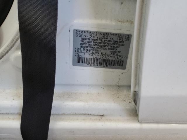 2017 Nissan Sentra S VIN: 3N1AB7AP9HY333370 Lot: 58154014