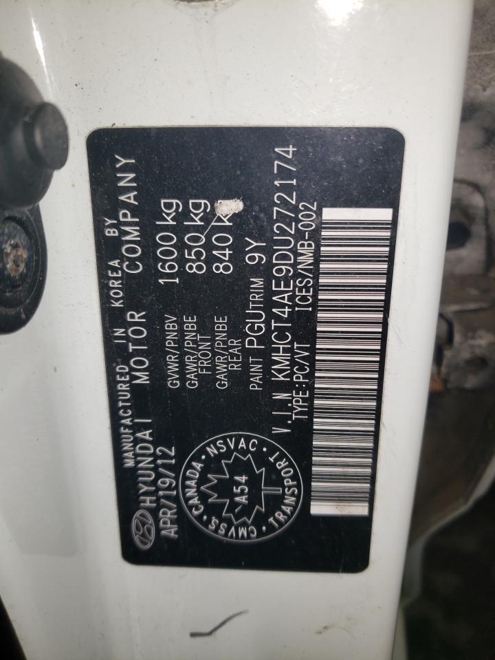 KMHCT4AE9DU272174 2013 Hyundai Accent Gls