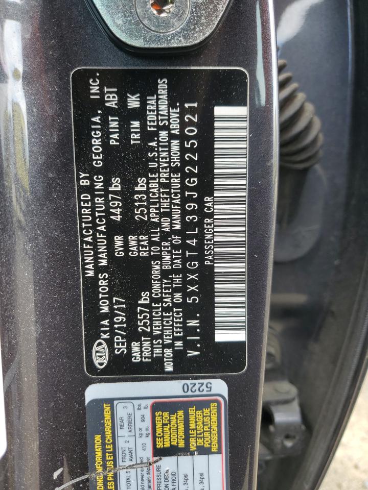 5XXGT4L39JG225021 2018 Kia Optima Lx