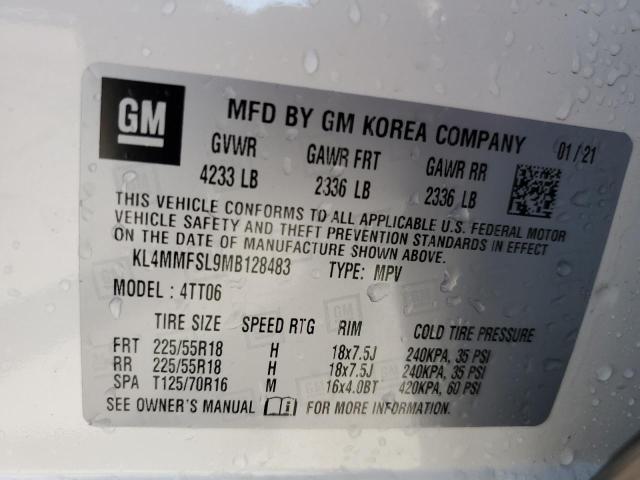 2021 Buick Encore Gx Essence VIN: KL4MMFSL9MB128483 Lot: 58146284