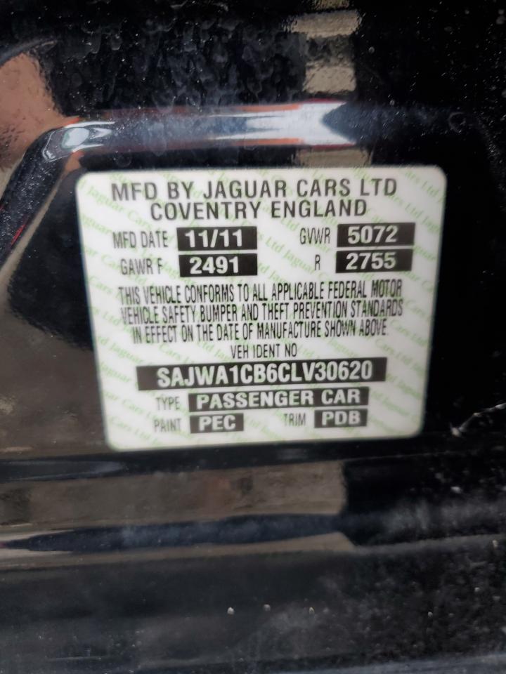 SAJWA1CB6CLV30620 2012 Jaguar Xj