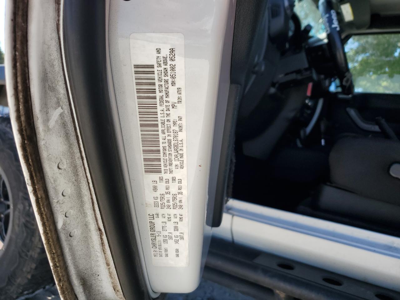 1C4AJWAG8DL670187 2013 Jeep Wrangler Sport