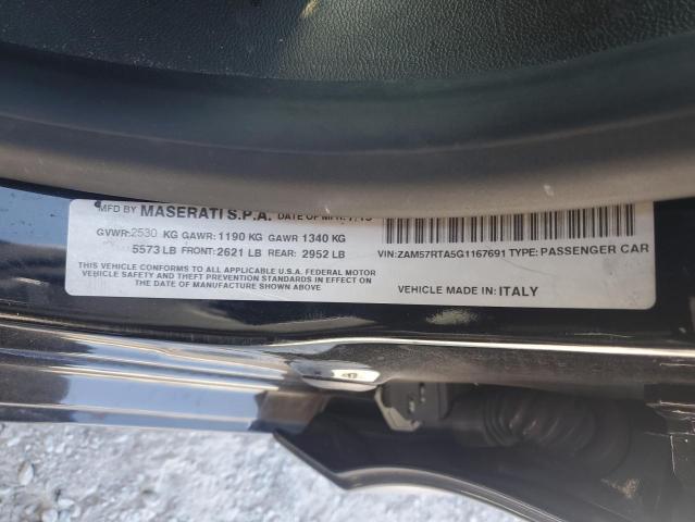 2016 MASERATI GHIBLI S - ZAM57RTA5G1167691