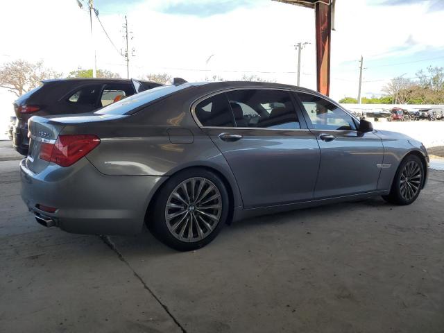 BMW 750 LI 2011 gray sedan 4d gas WBAKB8C59BC851737 photo #4