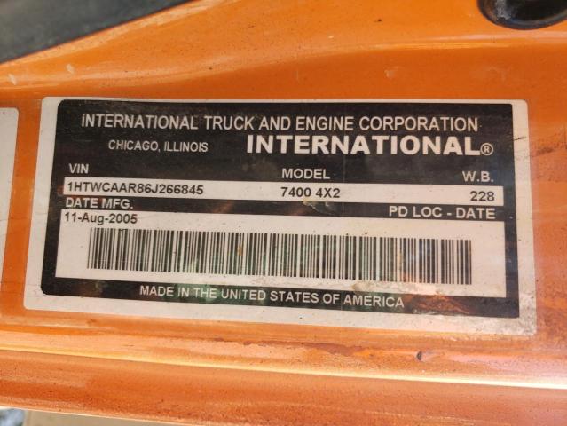 2006 International 7000 7400 VIN: 1HTWCAAR86J266845 Lot: 57854674