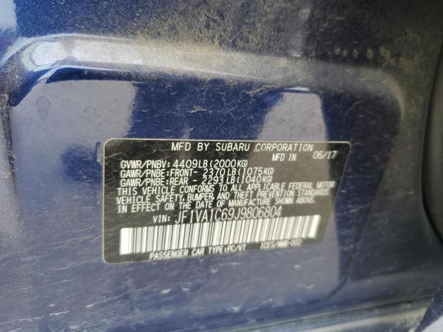 2018 Subaru Wrx Premium VIN: JF1VA1C69J9806804 Lot: 58494624