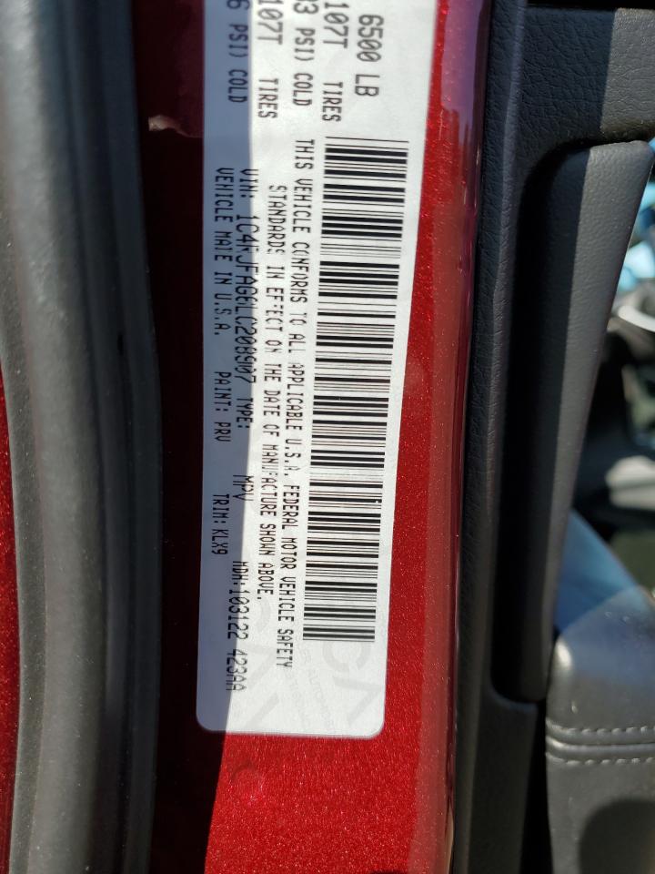 1C4RJFAG6LC208907 2020 Jeep Grand Cherokee Laredo