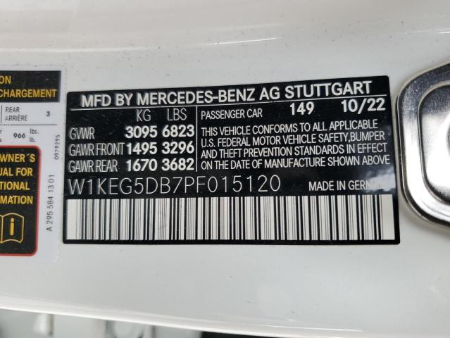 2023 MERCEDES-BENZ EQE SEDAN W1KEG5DB7PF015120