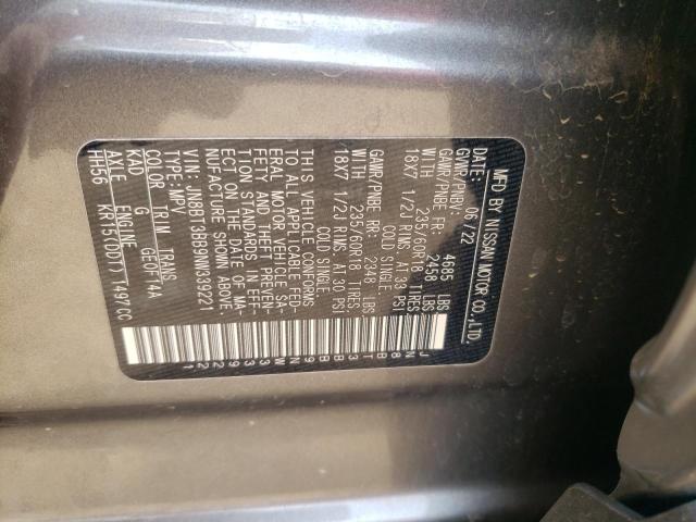 2022 Nissan Rogue Sv VIN: JN8BT3BB9NW339221 Lot: 57052014