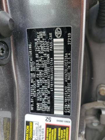 VIN 4T1B11HK9JU021744 2018 Toyota Camry, L no.12