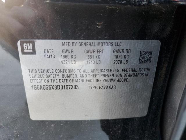 2013 Cadillac Ats Performance VIN: 1G6AC5SX8D0167203 Lot: 57643494