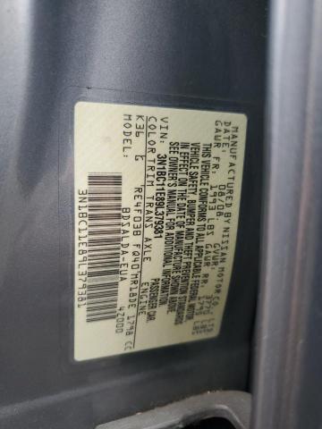 2009 Nissan Versa S VIN: 3N1BC11E89L379381 Lot: 57638514