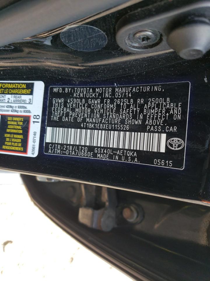 4T1BK1EBXEU115526 2014 Toyota Avalon Base