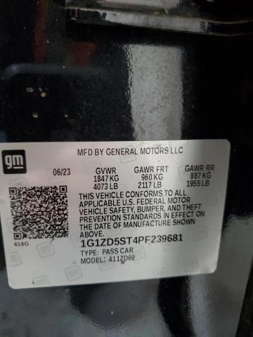 2023 Chevrolet Malibu Lt VIN: 1G1ZD5ST4PF239681 Lot: 60740674