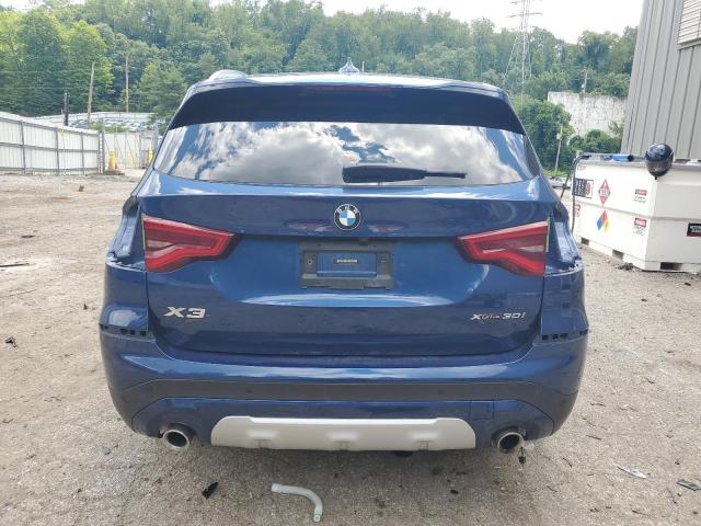 2021 BMW X3 xDrive30I VIN: 5UXTY5C07M9E45823 Lot: 60248364