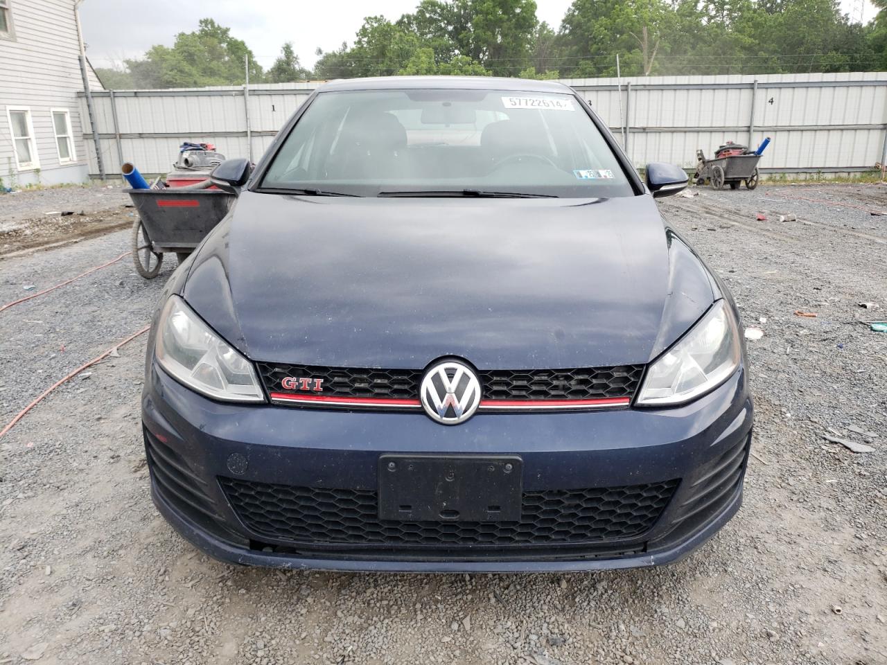 2015 Volkswagen Gti vin: 3VW4T7AU9FM007888