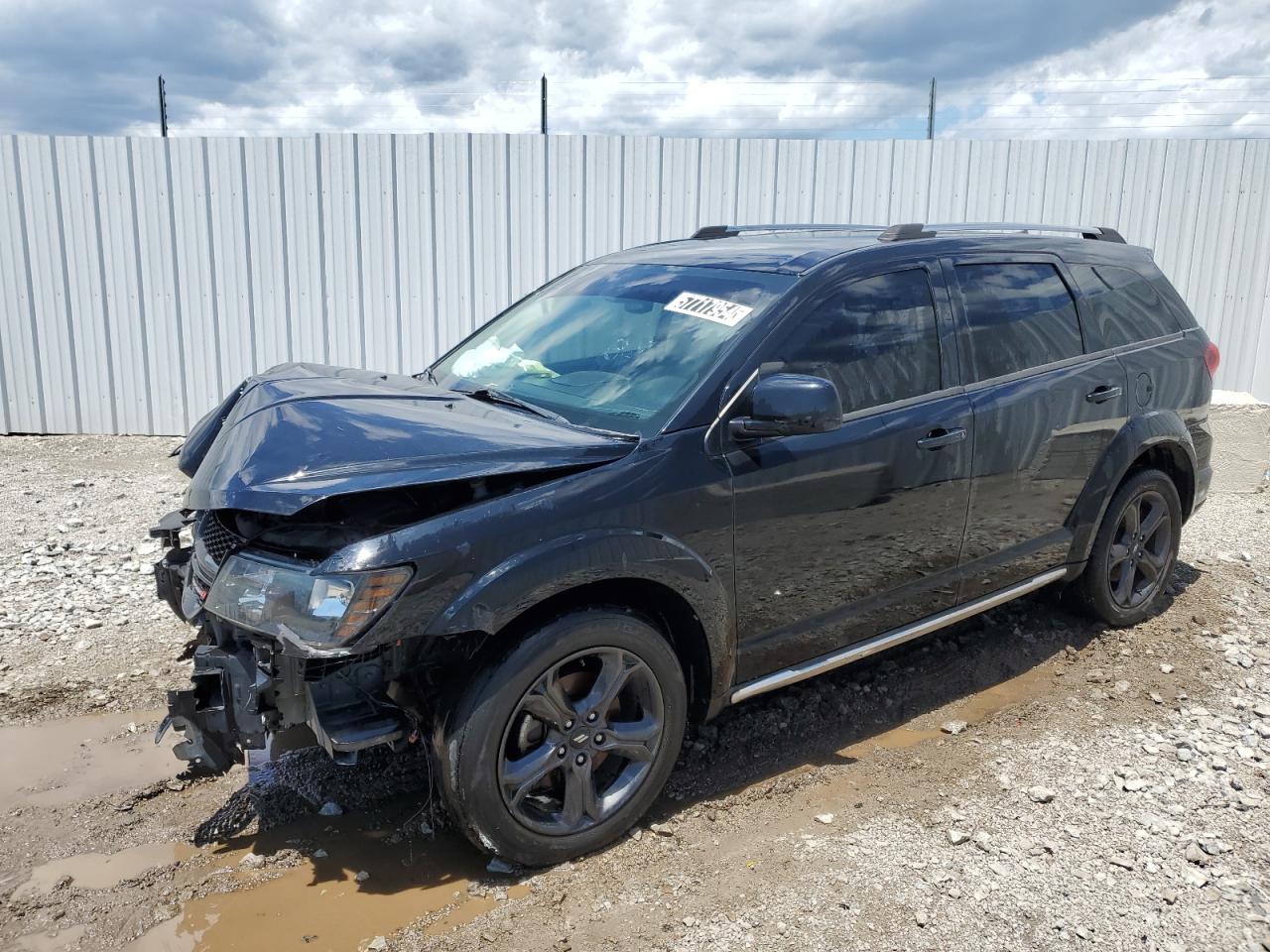 DODGE JOURNEY CR 2018 black  flexible fuel 3C4PDDGG4JT516704 photo #1