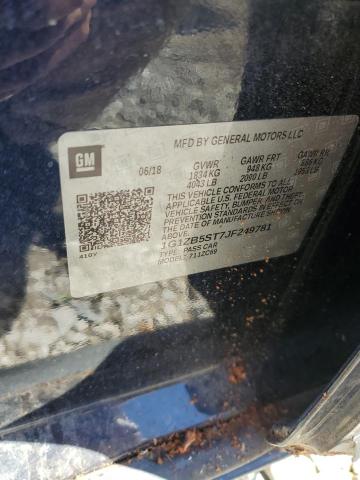 2018 Chevrolet Malibu Ls VIN: 1G1ZB5ST7JF249781 Lot: 58030354