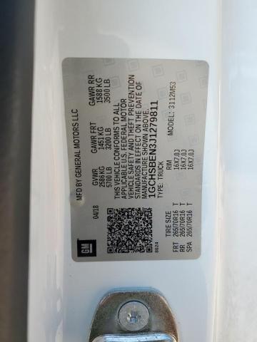 2018 Chevrolet Colorado VIN: 1GCHSBEN3J1279811 Lot: 59217384