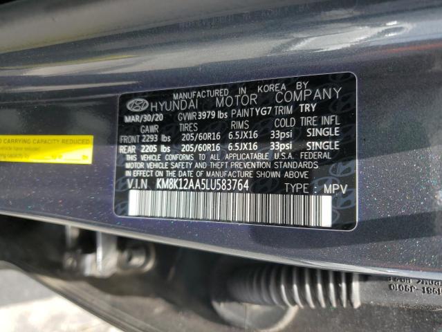 KM8K12AA5LU583764 Hyundai Kona SE 13