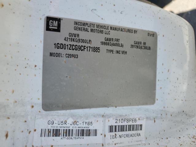 2012 GMC Sierra C2500 Heavy Duty VIN: 1GD01ZCG9CF171885 Lot: 57674214