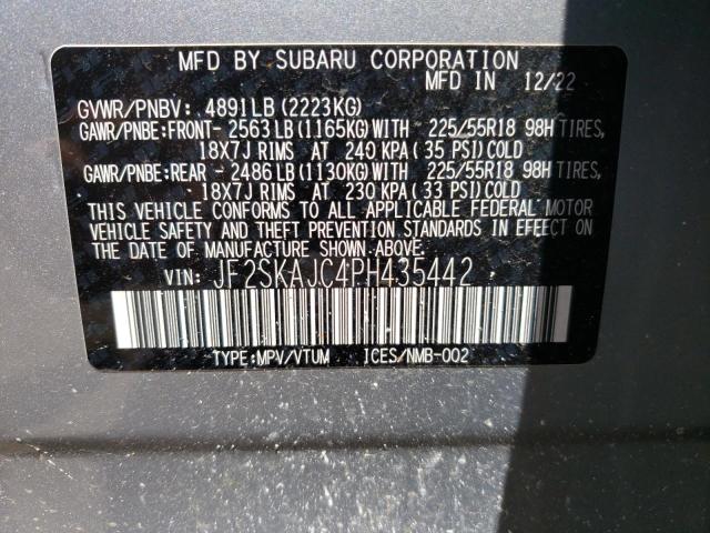 2023 SUBARU FORESTER S - JF2SKAJC4PH435442