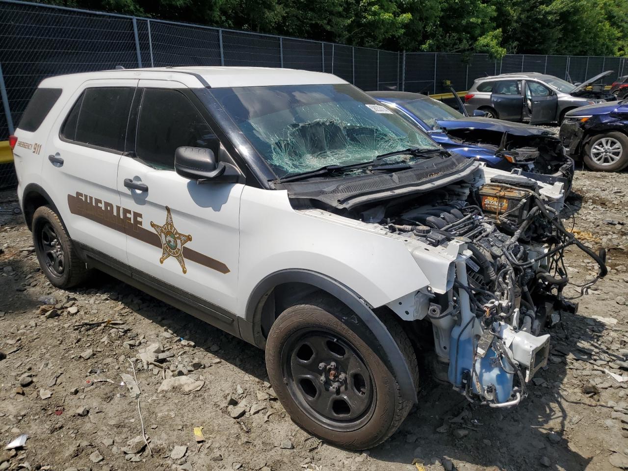 1FM5K8AR0JGC17306 2018 Ford Explorer Police Interceptor